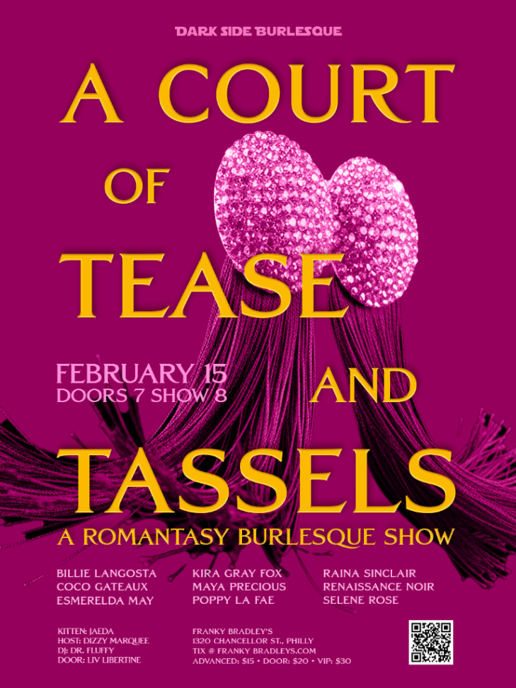Dark Side Burlesque’s A Court of Tease & Tassels: A Romantasy Tribute