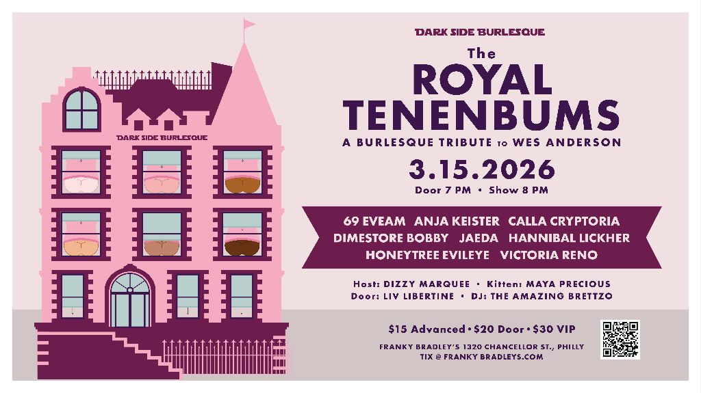 Dark Side Burlesque’s The Royal Tenenbums: A Burlesque Tribute to Wes Anderson
