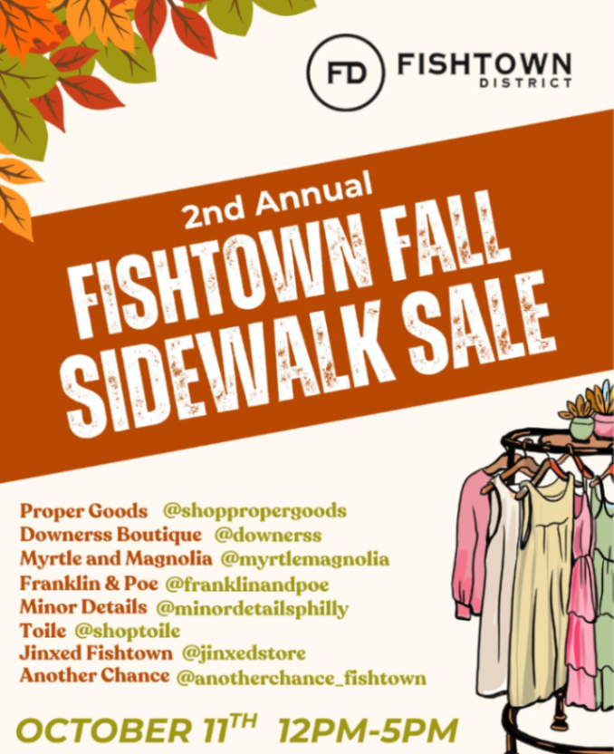 Fishtown Fall Sidewalk Sale