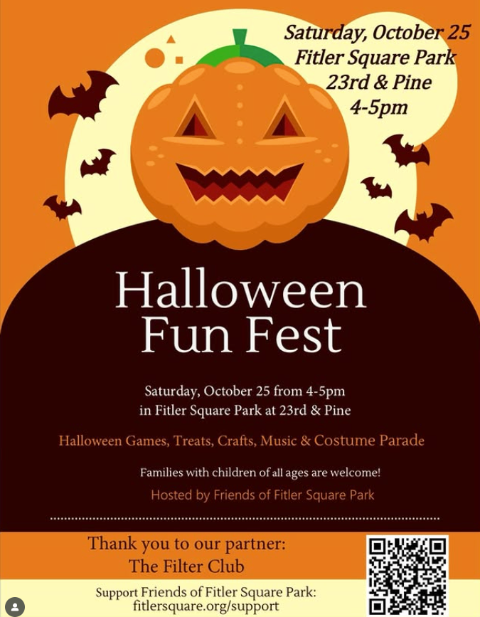 Halloween Fun Fest @ Fitler Square - Saturday, October 25 at 4:00 PM in Rittenhouse, Philadelphia