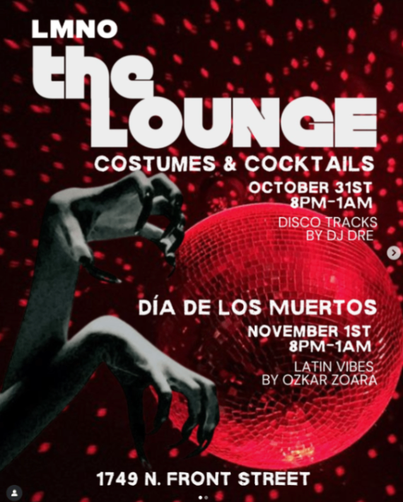 LMNO Costumes & Cocktails - Friday, October 31 at 8:00 PM at LMNO in Fishtown, Philadelphia
