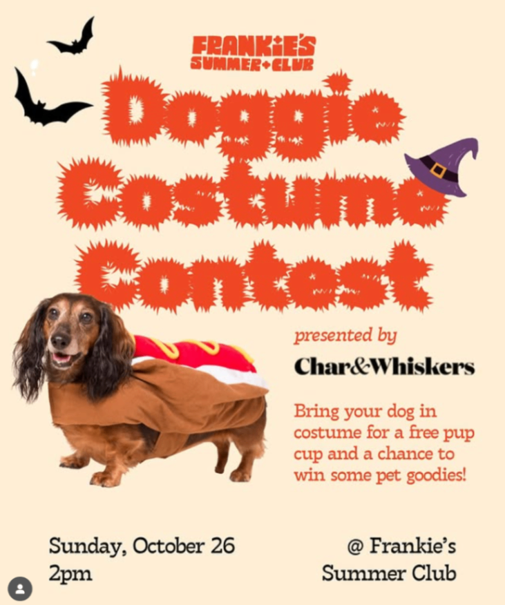 Frankie's Summer Club Doggie Costume Contest