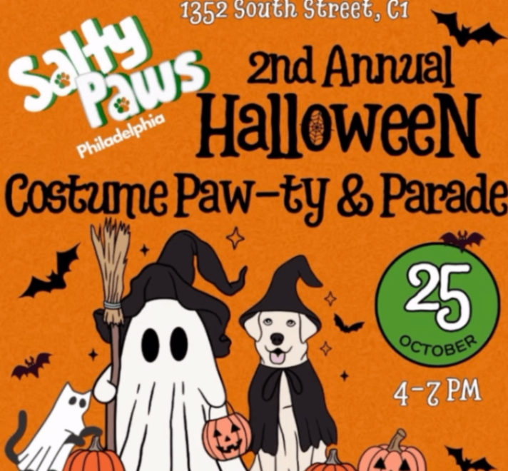 SAlty Paws Costume Paw-ty - Saturday, October 25 at 4:00 PM in Hawthorne, Philadelphia