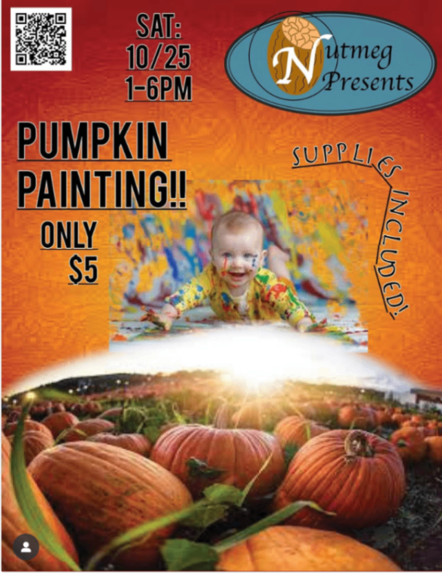 Pumpkin Painting @ Nutmeg - Saturday, October 25 at 1:00 PM at Nutmeg Bar and Market in East Passyunk, Philadelphia