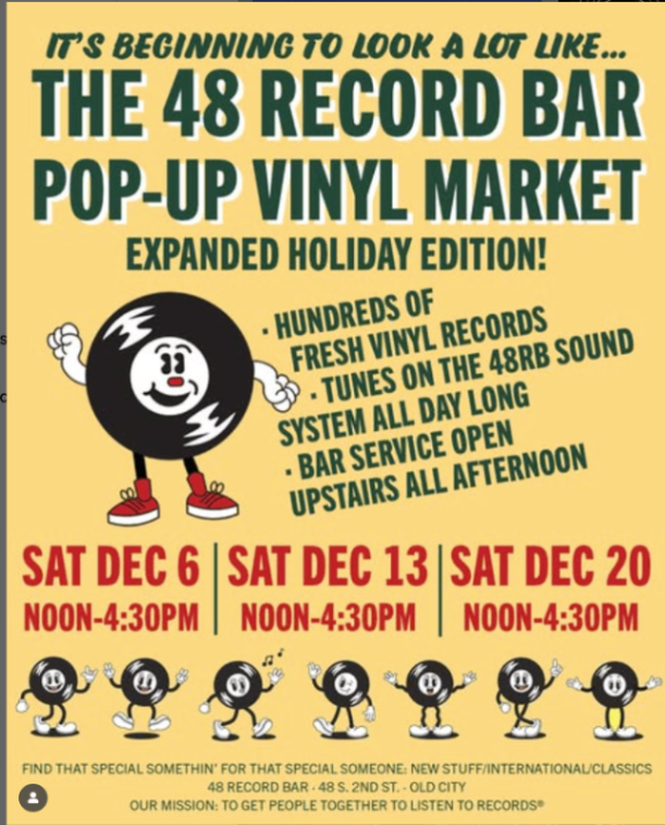 48 Record Bar Pop Up Vinyl Market