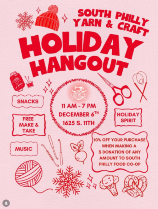 South Philly Yarn & Craft Holiday Hangout