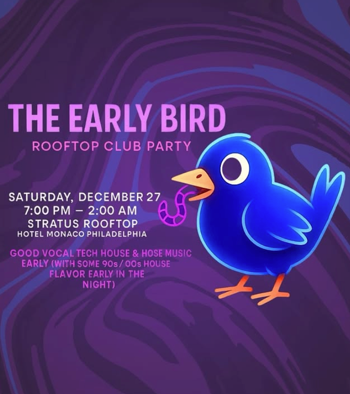 The Early Bird Rooftop Club Party