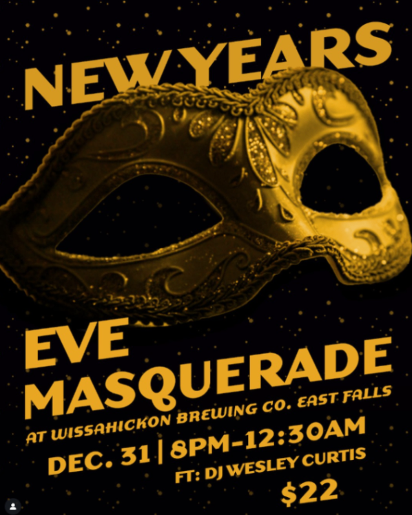 New Year's Eve Masquerade at Wissahickon Brewing Co.
