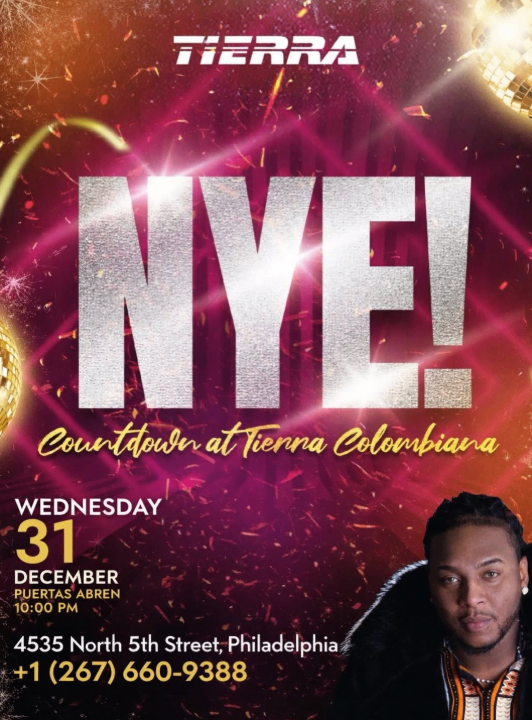 NYE Countdown at Tierra Colombiana
