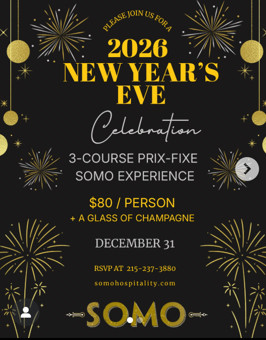 New Year's Eve Celebration at SOMO Manayunk