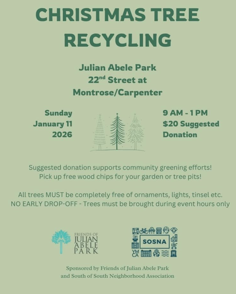 SOSNA Christmas Tree Recycling