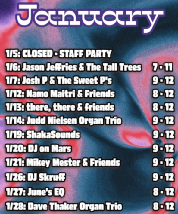 Jason Jeffries & The Tall Trees at Bob & Barbara's