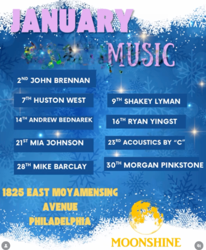 Andrew Bednarek Live at Moonshine Philly