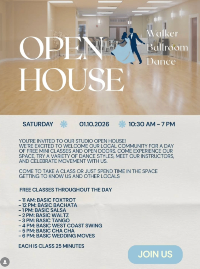 Walker Ballroom Dance – Open House