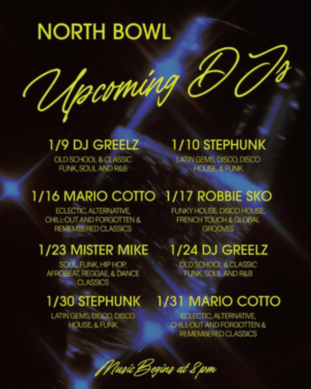 DJ Greelz at North Bowl