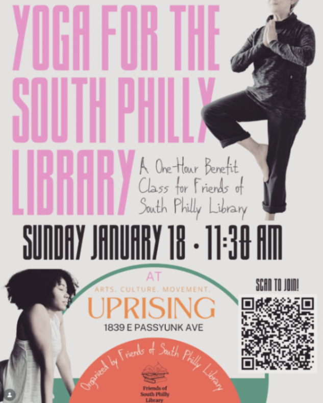 Yoga for the South Philly Library at Uprising