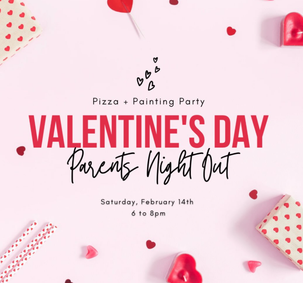 Valentine's Day Parents Night Out: Pizza + Painting Party