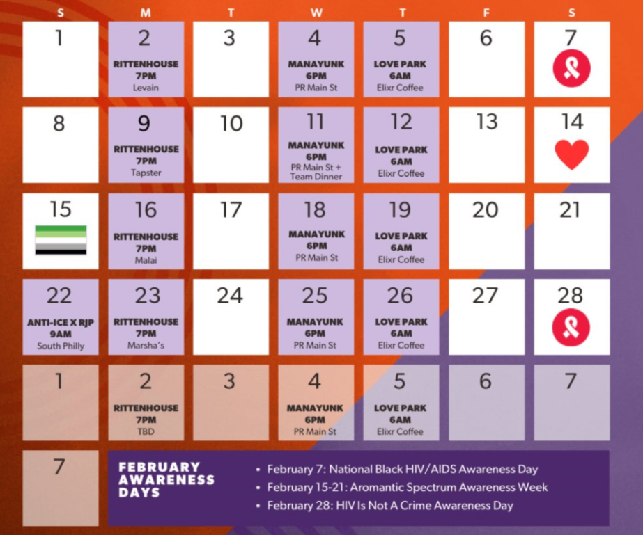 Queer Run at Rittenhouse Square (Post-Run at Levain)