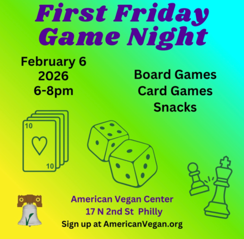 First Friday Game Night at American Vegan Center
