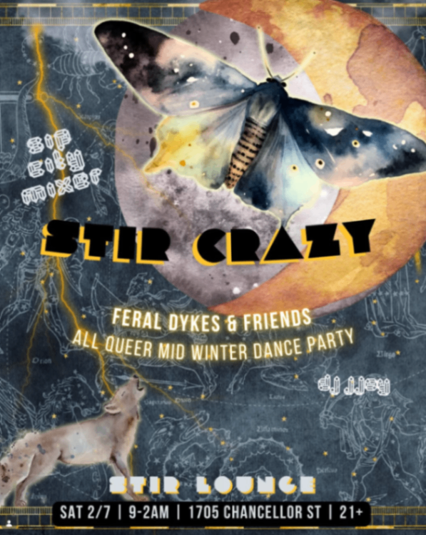 Stir Crazy: All Queer Mid Winter Dance Party at Stir Lounge