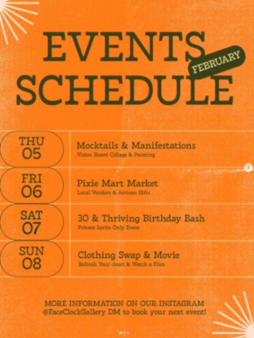 Pixie Mart Market at FaceClock Gallery