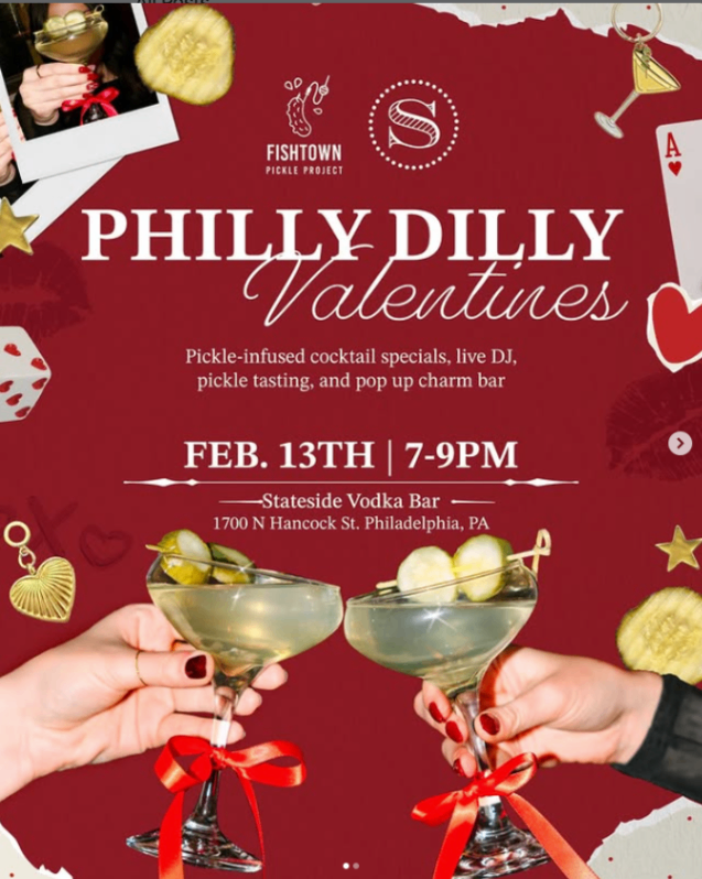 Philly Dilly Valentines at Stateside Vodka Bar