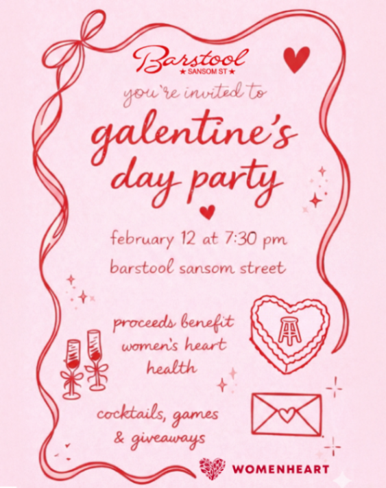 Galentine's Day Party at Barstool Sansom Street