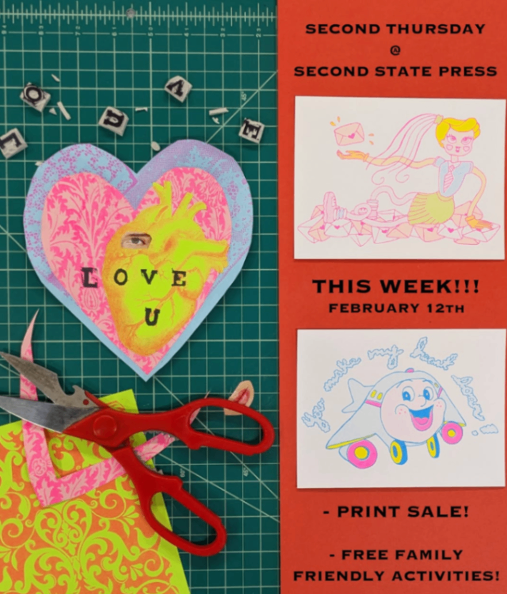 Second Thursday Valentine's at Second State Press