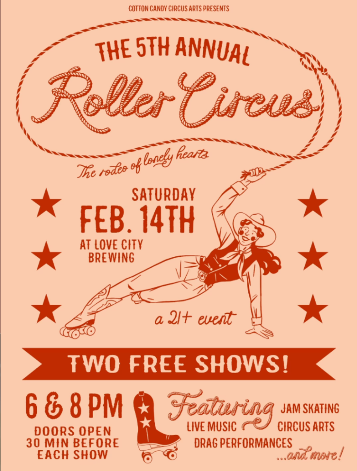 Roller Circus: Rodeo of Lonely Hearts at Love City Brewing (Show 1)