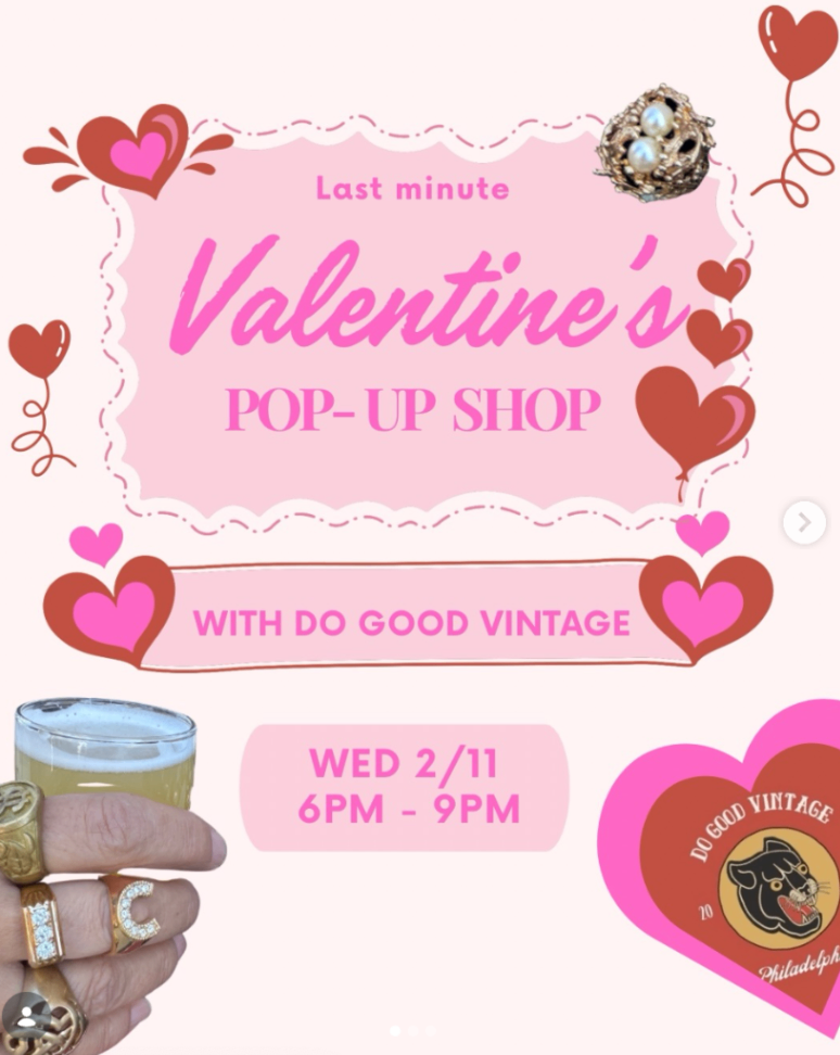 Last Minute Valentine's Pop-Up Shop with Do Good Vintage