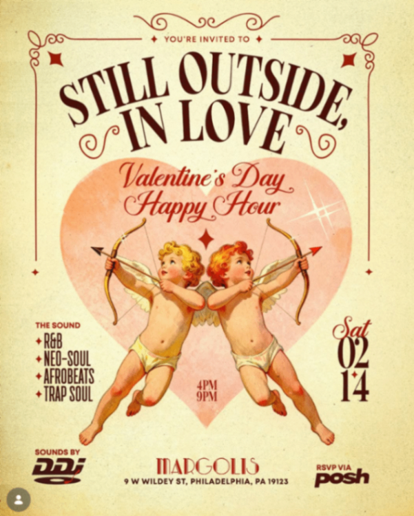 Still Outside, In Love: Valentine's Day Happy Hour at Margolis