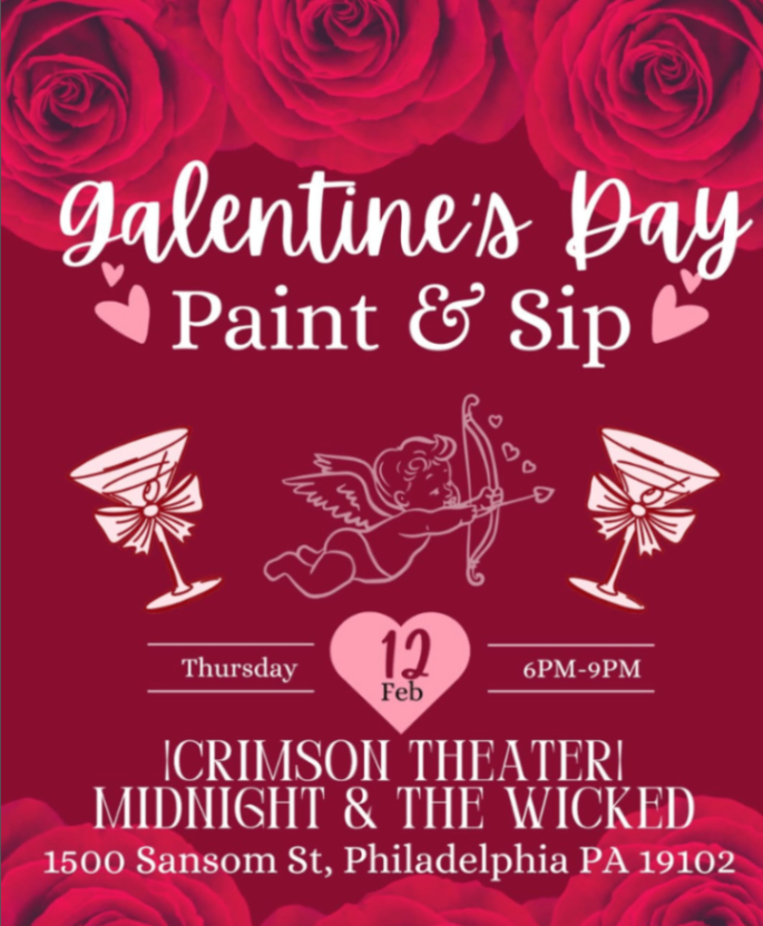 Galentine's Day Paint & Sip at Midnight & The Wicked