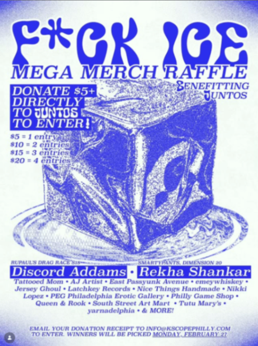 F*ck ICE Mega Merch Raffle benefitting Juntos