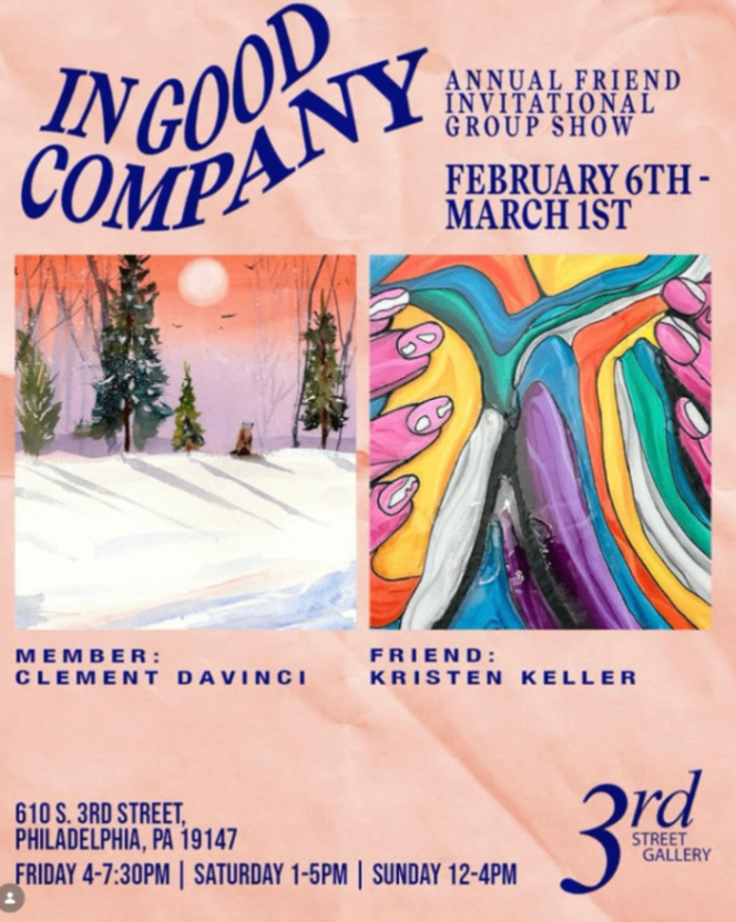 In Good Company: Annual Friend Invitational Group Show at 3rd Street Gallery