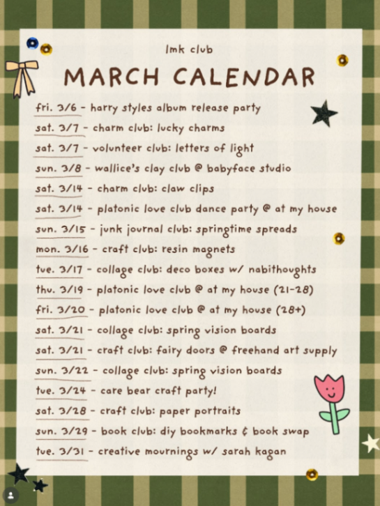 Platonic Love Club: Friend Dating (21-28) at At My House