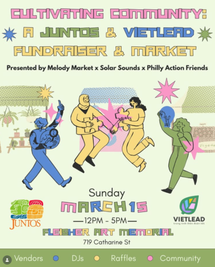 Cultivating Community: A Juntos & VietLead Fundraiser & Market - Sunday, March 15 at 12:00 PM in Bella Vista, Philadelphia