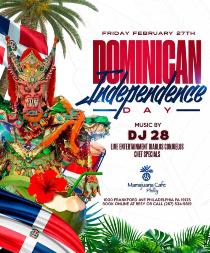 Dominican Independence Day Celebration at Mamajuana Cafe