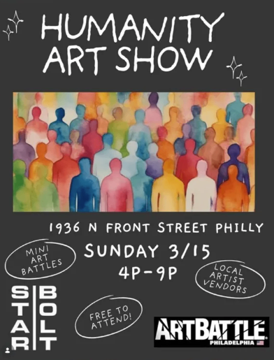 Art Battle Philadelphia: Humanity Art Show at StarBolt