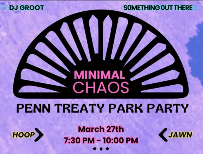 Minimal Chaos: Penn Treaty Park Party - Friday, March 27 at 7:30 PM in Fishtown, Philadelphia
