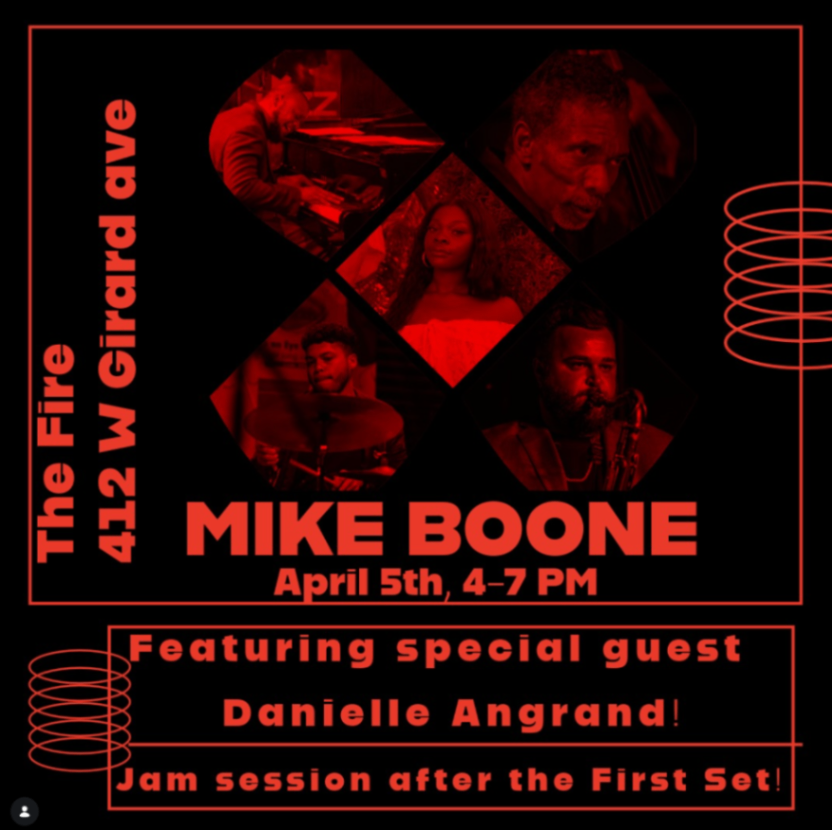 Mike Boone Jazz Jam featuring Danielle Angrand at The Fire