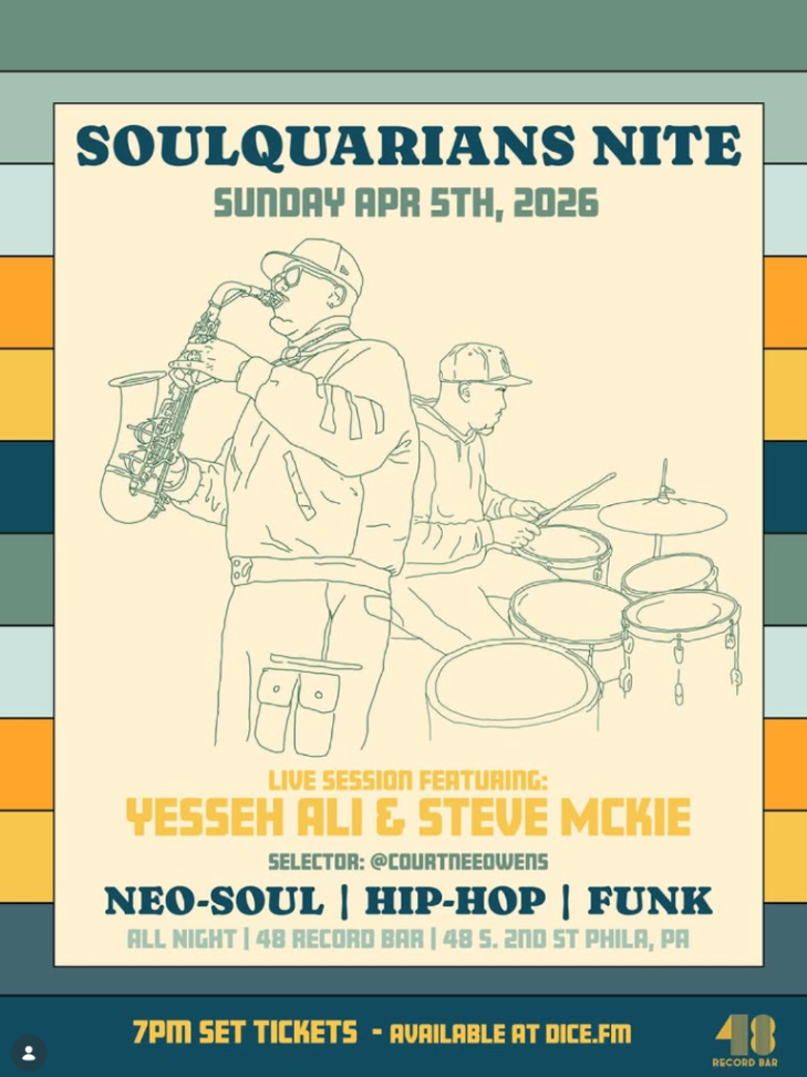 Soulquarians Nite featuring Yesseh Ali & Steve McKie at 48 Record Bar