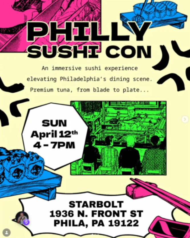 Philly Sushi Con at Starbolt