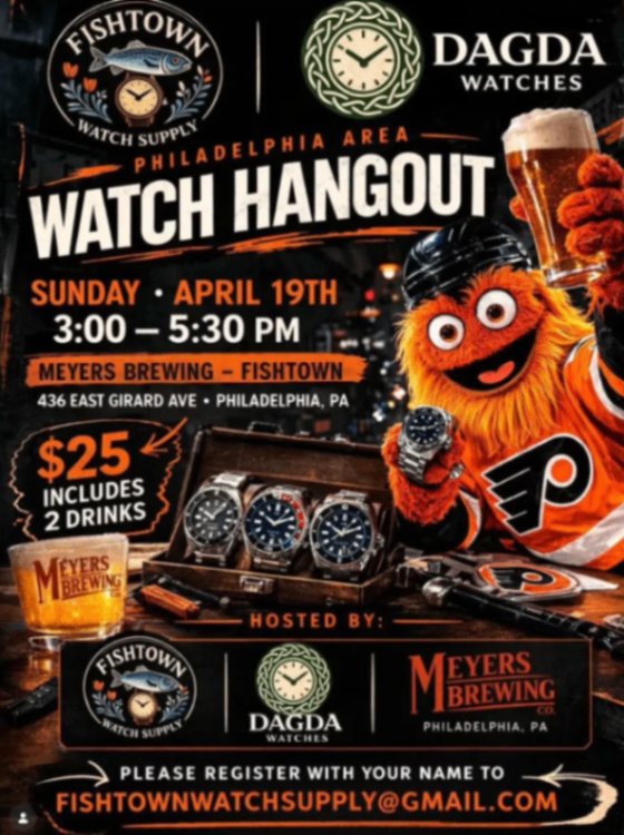 Philadelphia Area Watch Hangout at Meyers Brewing