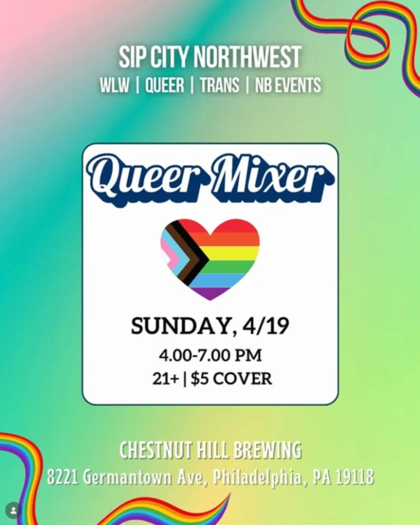 Sip City Northwest Queer Mixer at Chestnut Hill Brewing Company