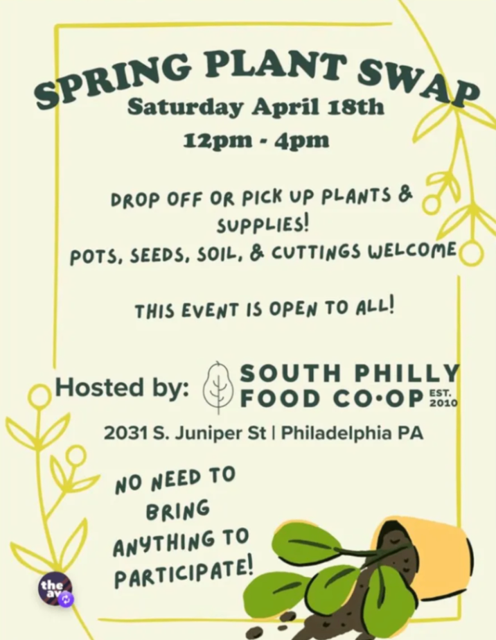 South Philly Food Co-op Spring Plant Swap