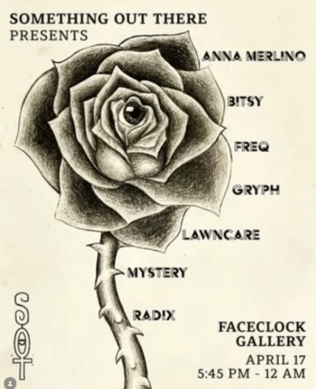 Something Out There Presents: Faceclock 003 at Faceclock Gallery
