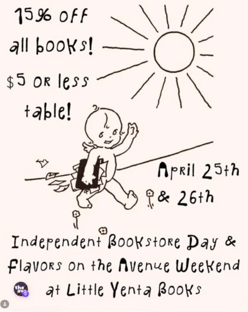 Independent Bookstore Day & Flavors on the Ave Sale — Day 2