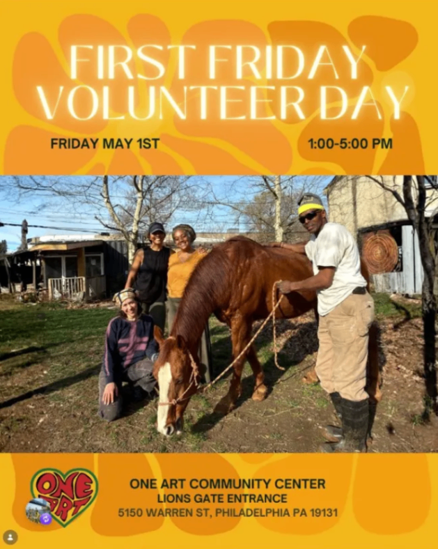 First Friday Volunteer Day at One Art Community Center