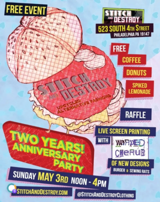 Stitch and Destroy Two Year Anniversary Party