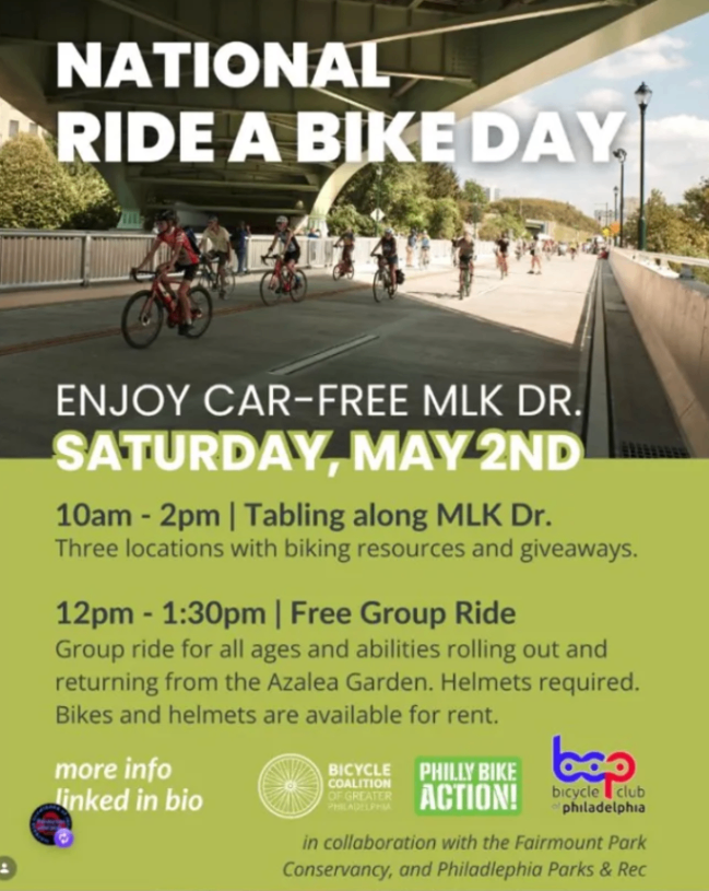 National Ride a Bike Day on MLK Drive